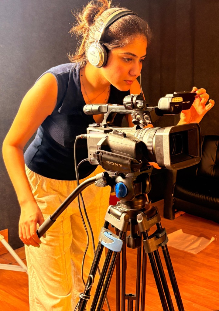 Aastha behind the camera
